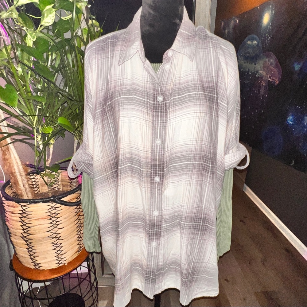 American Eagle Outfitters - Over-sized Flannel -